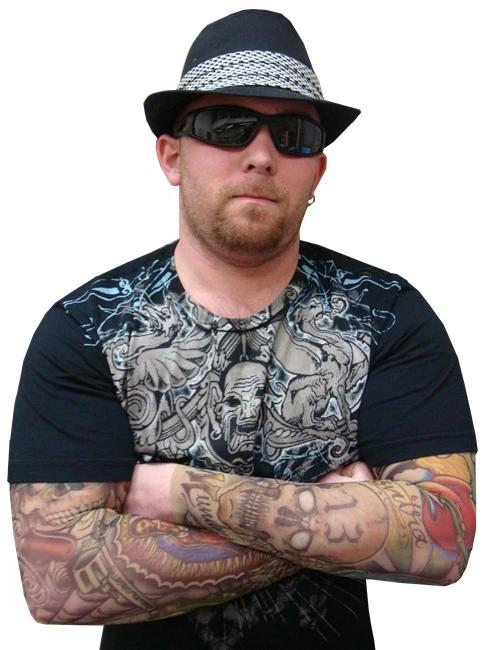 Tattoo Sleeves - Authentic Sleeves Brand Pair of Gangsta Tattoo Sleeves (Pair)