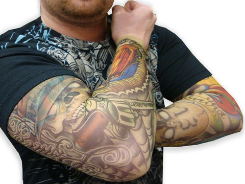 Authentic 'Gangsta' Tattoo Sleeves (Pair)