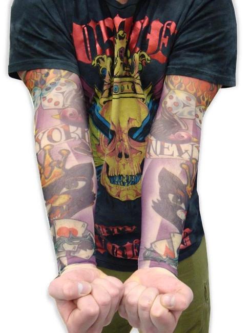 Tattoo Sleeves - Classic Vintage Street Tattoo Sleeves (Pair)