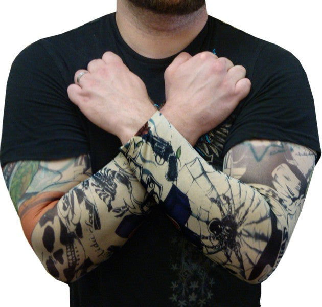 Tattoo Sleeves - Prison Ink Temporary Tattoo Sleeves (Pair)