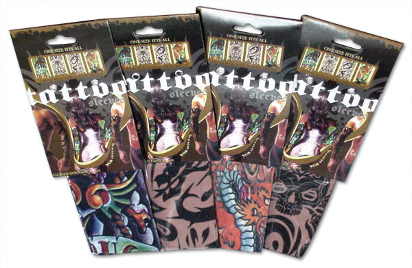 Tattoo Sleeves - Red Dragon Tattoo Sleeves (Pair)