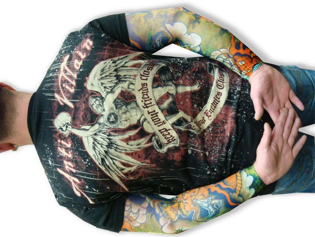 Tattoo Sleeves - Red Dragon Tattoo Sleeves (Pair)