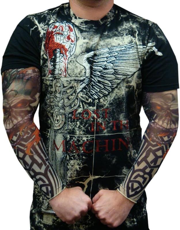 Tattoo Sleeves - Tribal Biker Tattoo Sleeve (Pair)