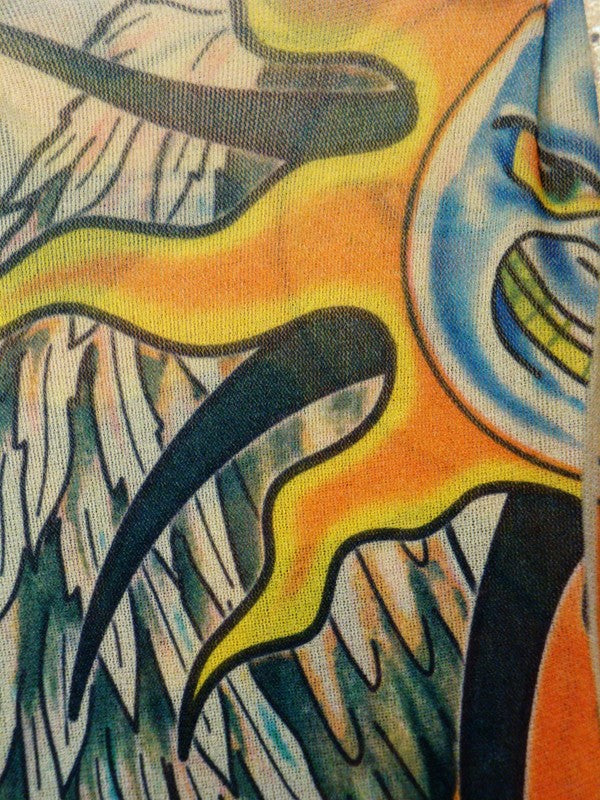 Tattoo Sleeves - Two Faced Sun Temporary Tattoo Sleeves (Pair)