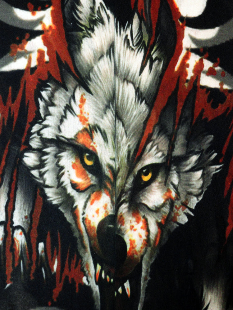 Tattoo Sleeves - Vicious Wolf Fake Tattoo Sleeves (Pair)