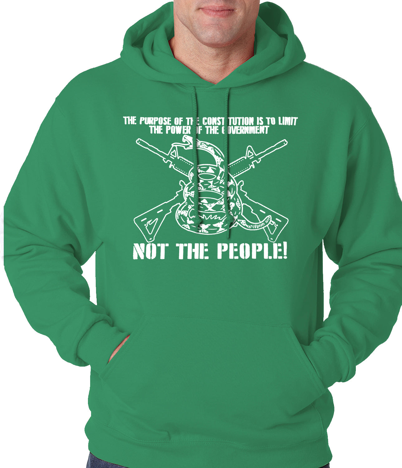 The Constitution Limits The Government Not People Adult Hoodie