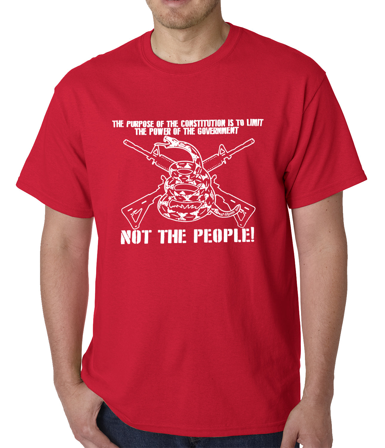 The Constitution Limits The Government Not People Mens T-shirt
