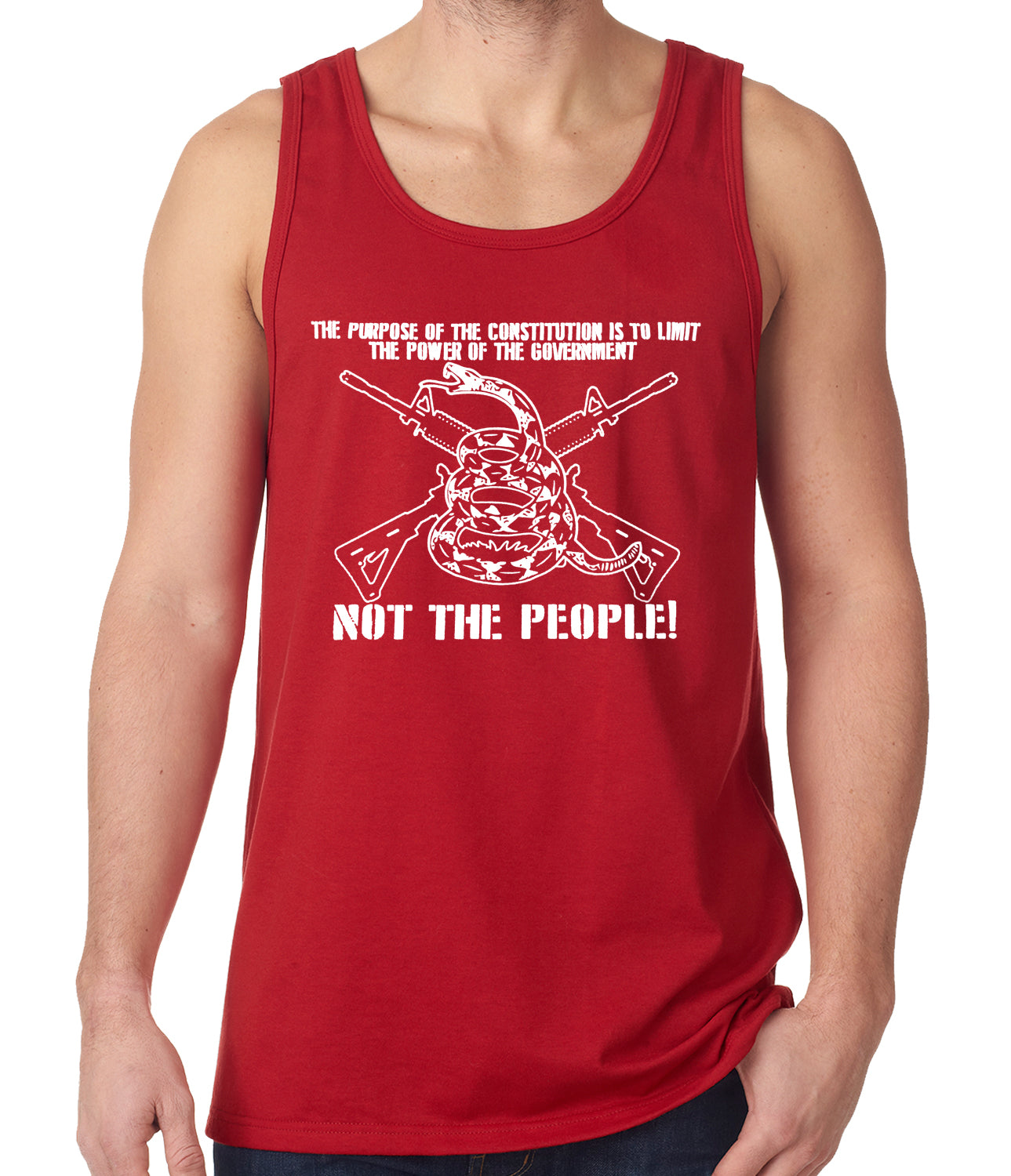 The Constitution Limits The Government Not People Tank Top