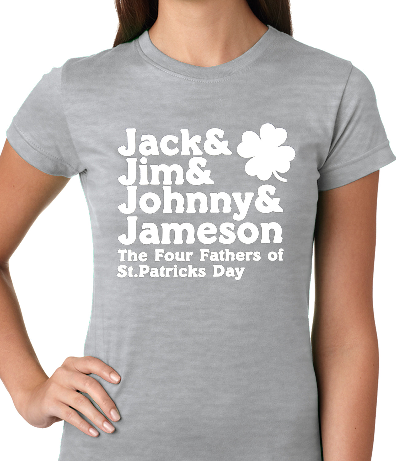 The Four Fathers of St. Patrick's Day Girls T-shirt