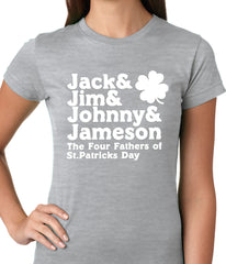 The Four Fathers of St. Patrick's Day Girls T-shirt