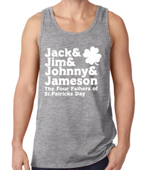 The Four Fathers of St. Patrick's Day Tanktop