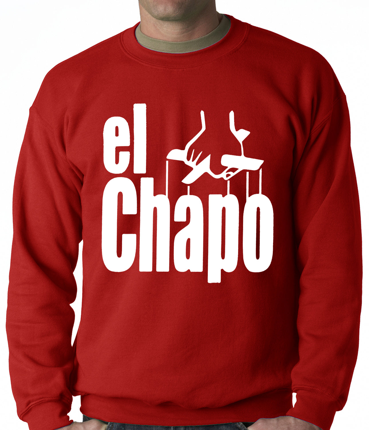 The God Father Inspired El Chapo Adult Crewneck