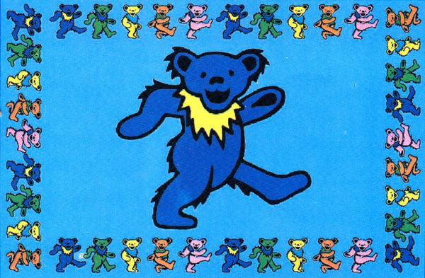 ブロッターアート Grateful Dead “Dead Bear” 図版 The Grateful Dead Bear Logo Sign Display Art Artwork