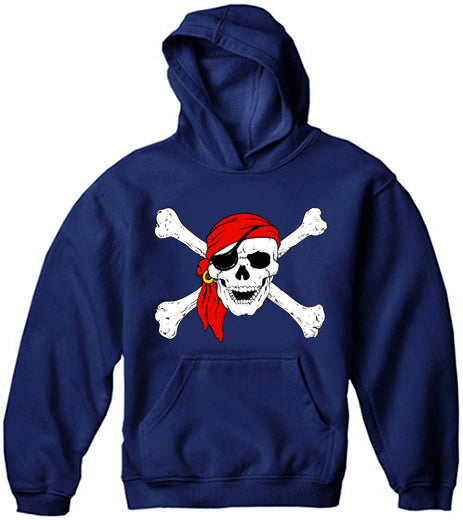 The Jolly Roger Pirate Skull Adult Hoodie