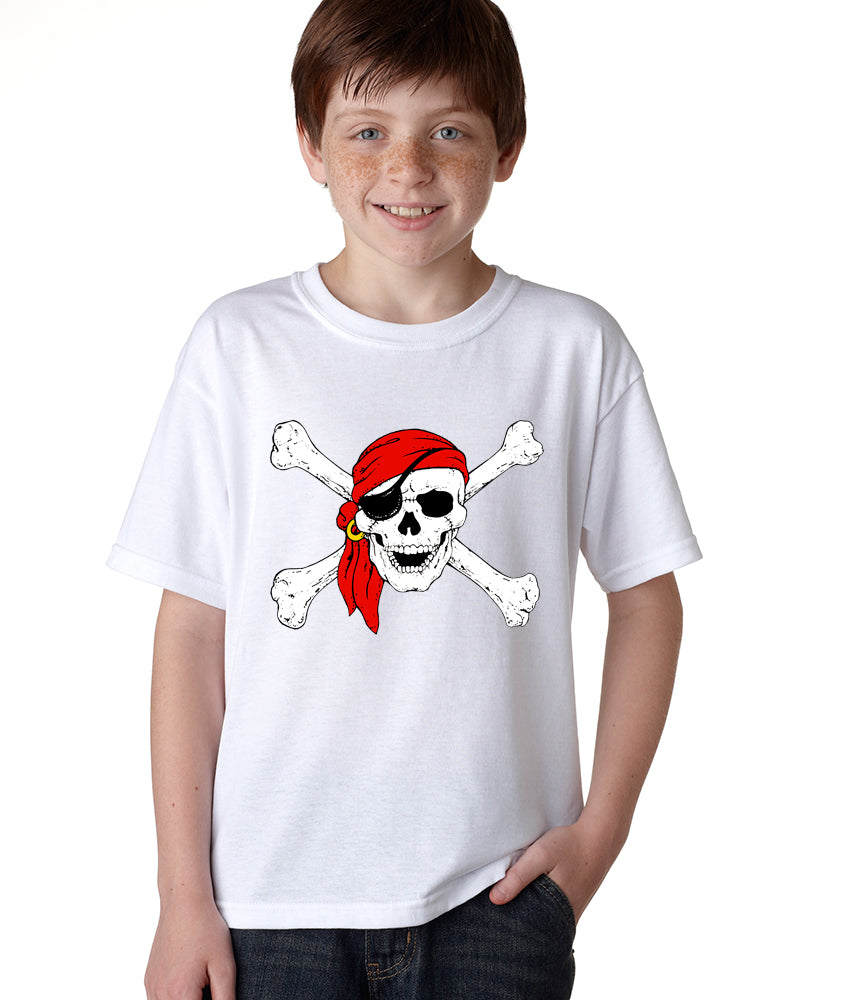 The Jolly Roger Pirate Skull Kids T-Shirt