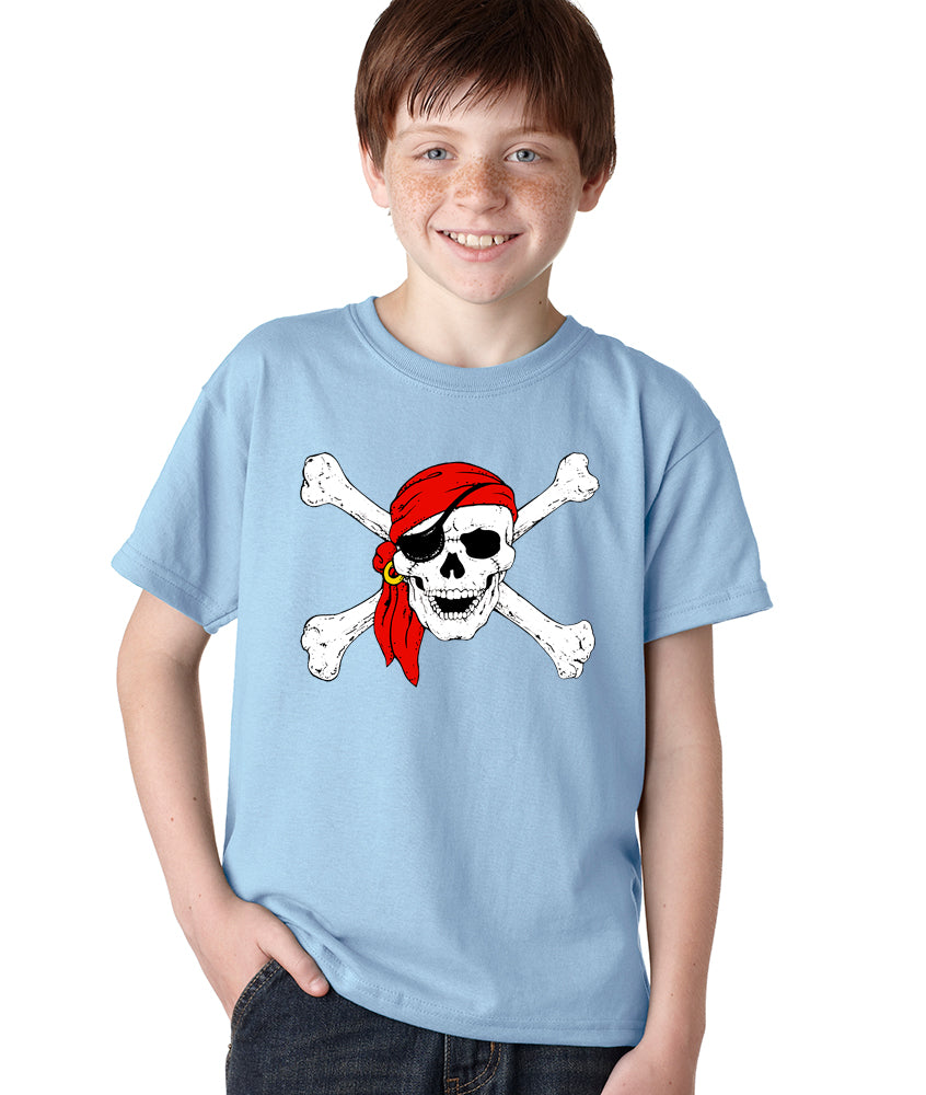 The Jolly Roger Pirate Skull Kids T-Shirt