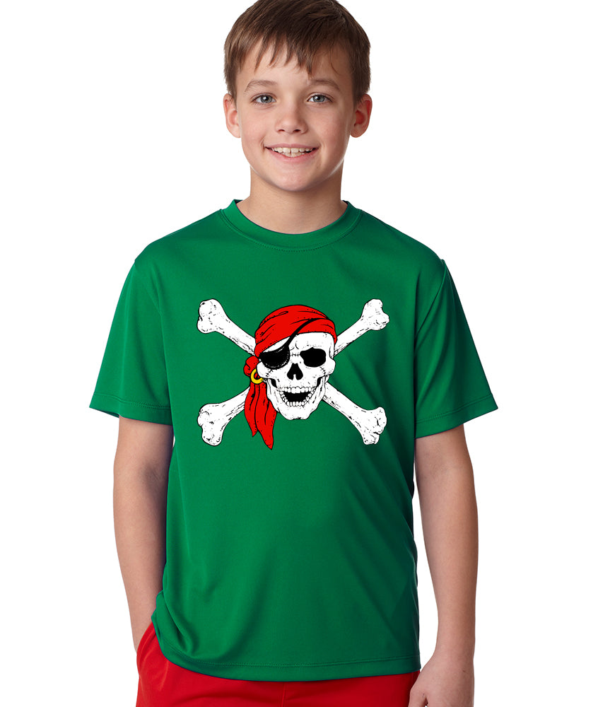 The Jolly Roger Pirate Skull Kids T-Shirt