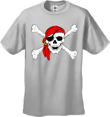 The Jolly Roger Pirate Skull Mens T-Shirt