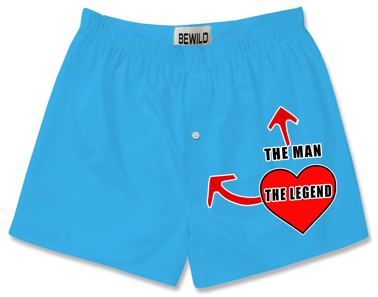 The Man The Legend Heart Boxer Shorts