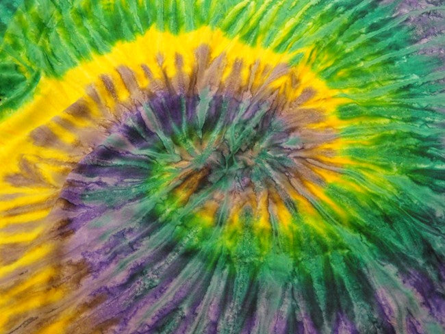 The "Mardi Gras" Tie Dye Mens T-Shirt