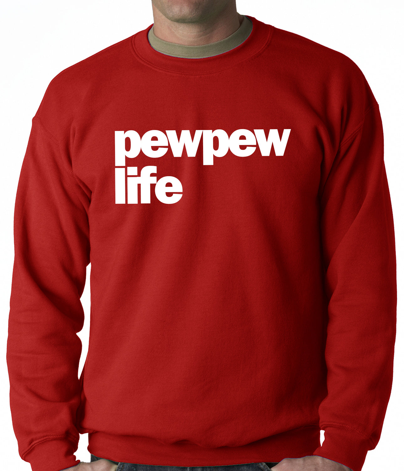 The Pew Pew Life Adult Crewneck