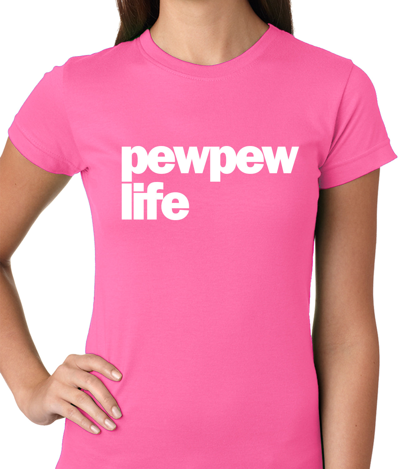 The Pew Pew Life Ladies T-shirt