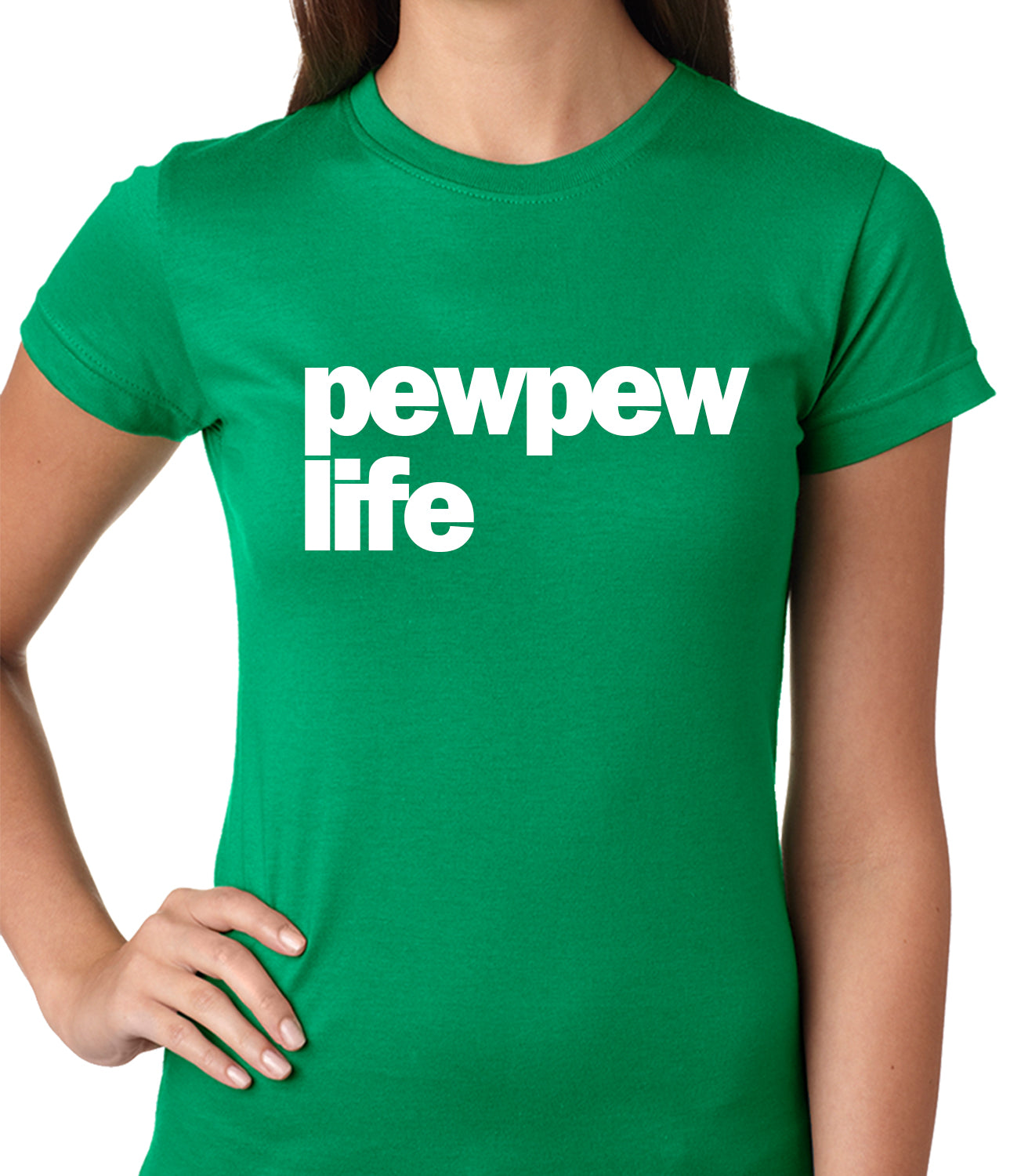 The Pew Pew Life Ladies T-shirt