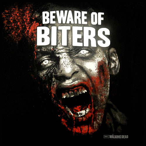The Walking Dead "Beware of Biters" Men's T-Shirt (Black)