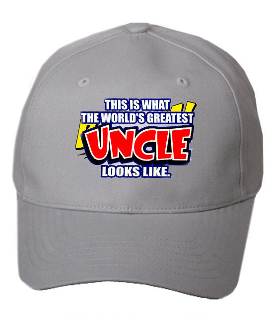 The World's Greatest Uncle Baseball Hat