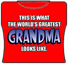 The Worlds Greatest Grandma Girls T-Shirt
