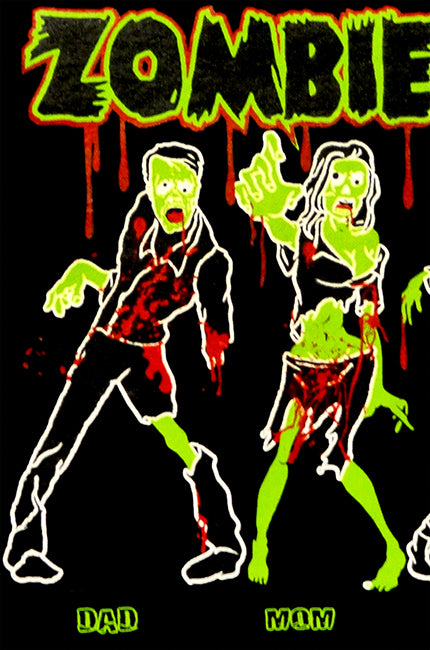 Halloween Tshirt - The Zombie Family Men's T-Shirt