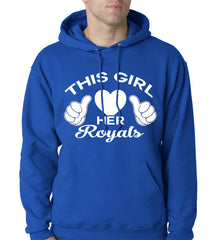 This Girl Loves Her Royals Adult Hoodie