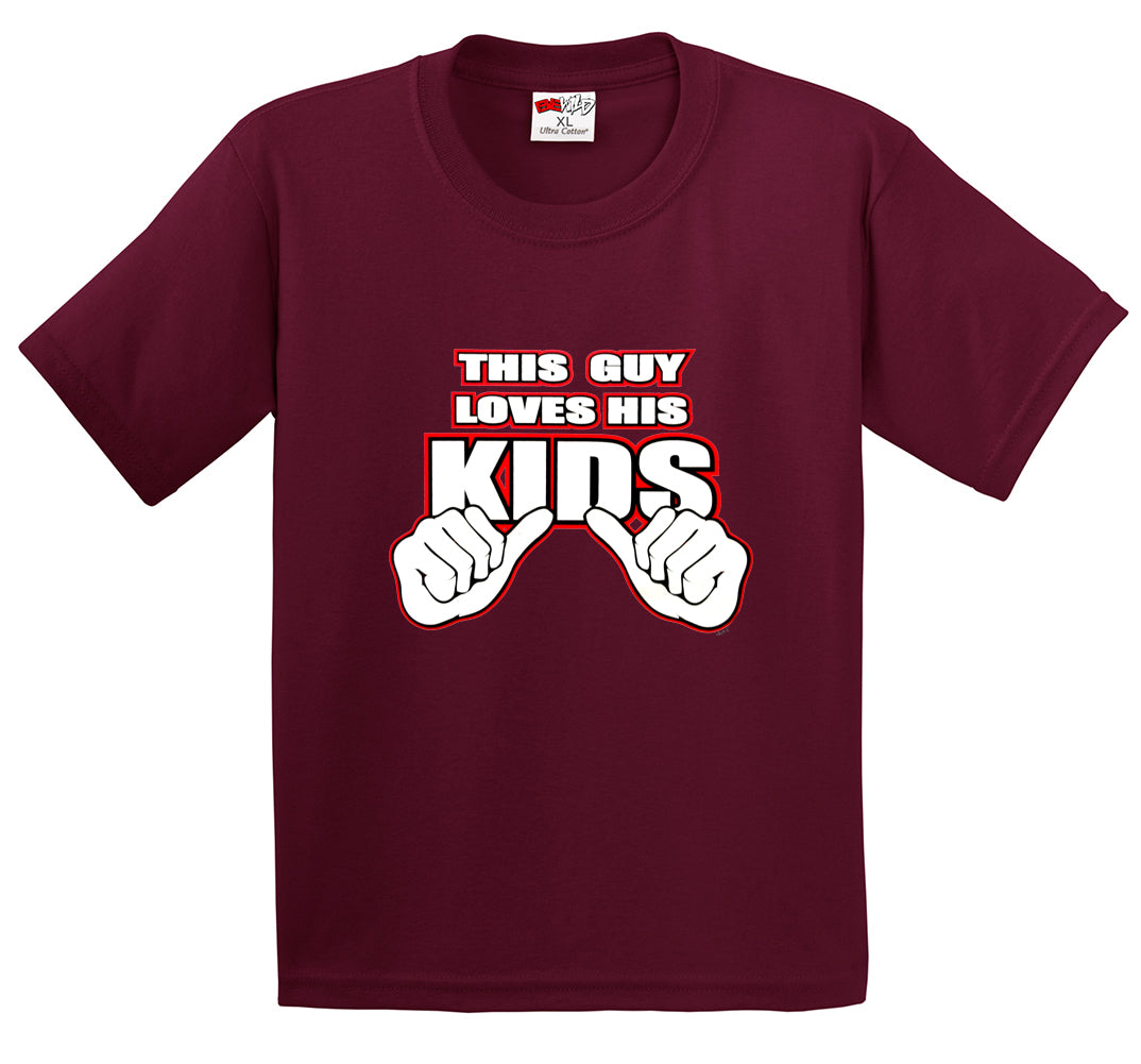This Guy Loves His Kids Men's T-Shirt