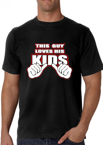 This Guy Loves His Kids Men's T-Shirt