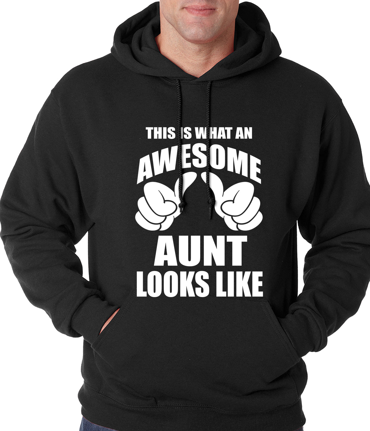 This Is What An Awesome Aunt Looks Like Adult Hoodie