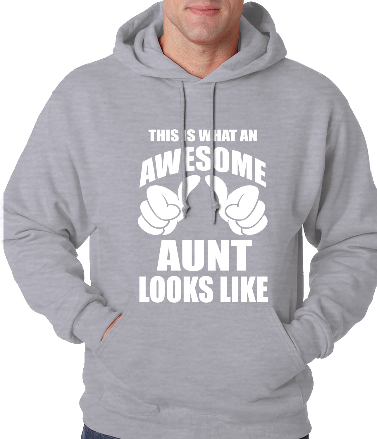 This Is What An Awesome Aunt Looks Like Adult Hoodie