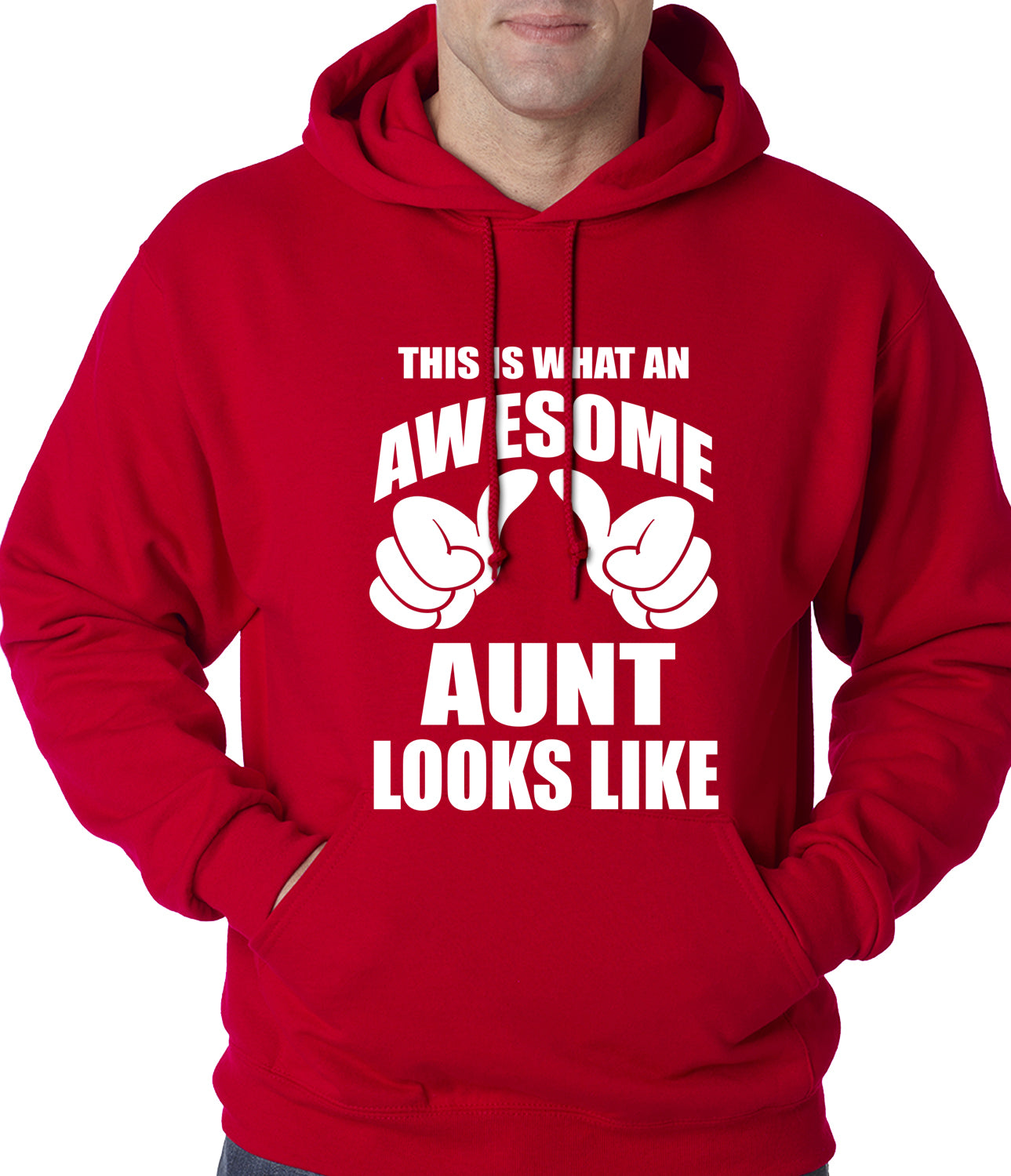 This Is What An Awesome Aunt Looks Like Adult Hoodie