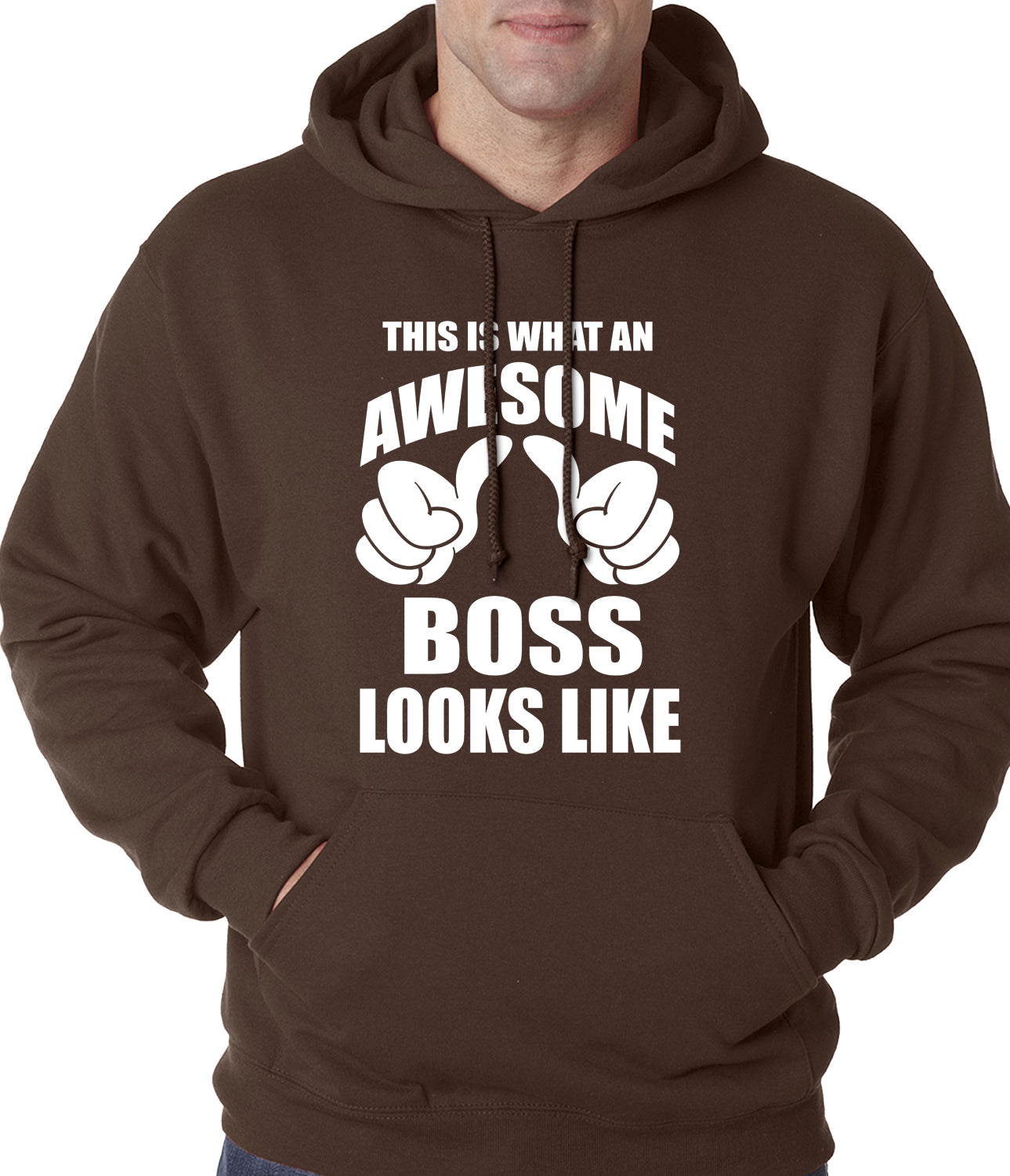 This Is What An Awesome Boss Looks Like Adult Hoodie