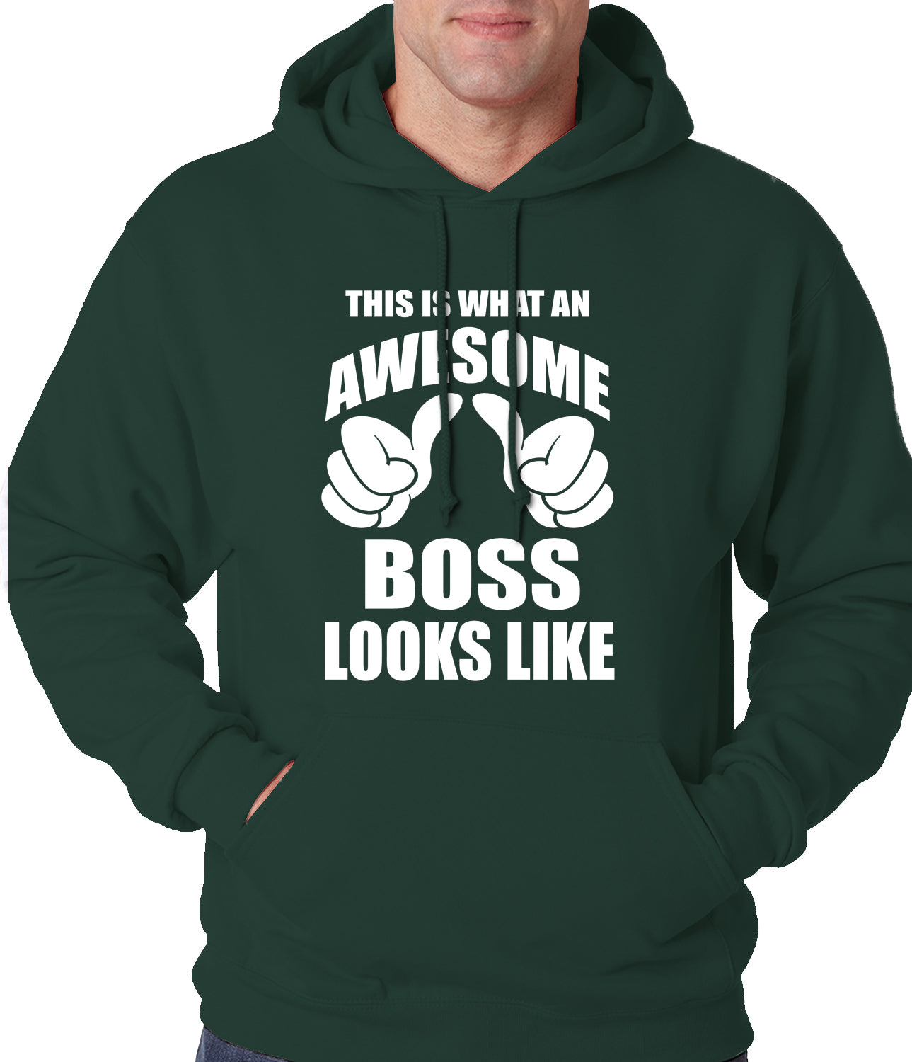This Is What An Awesome Boss Looks Like Adult Hoodie