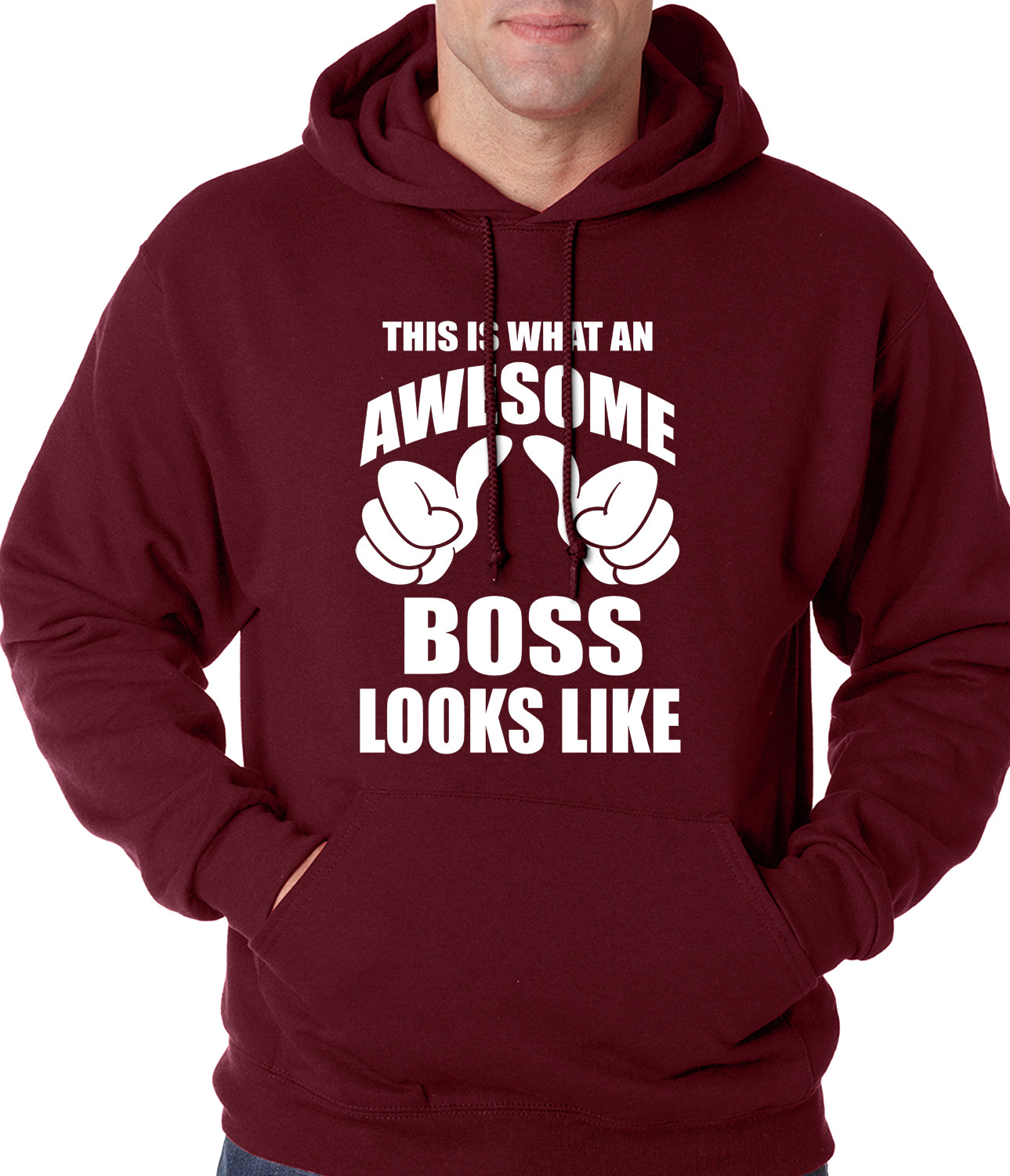 This Is What An Awesome Boss Looks Like Adult Hoodie