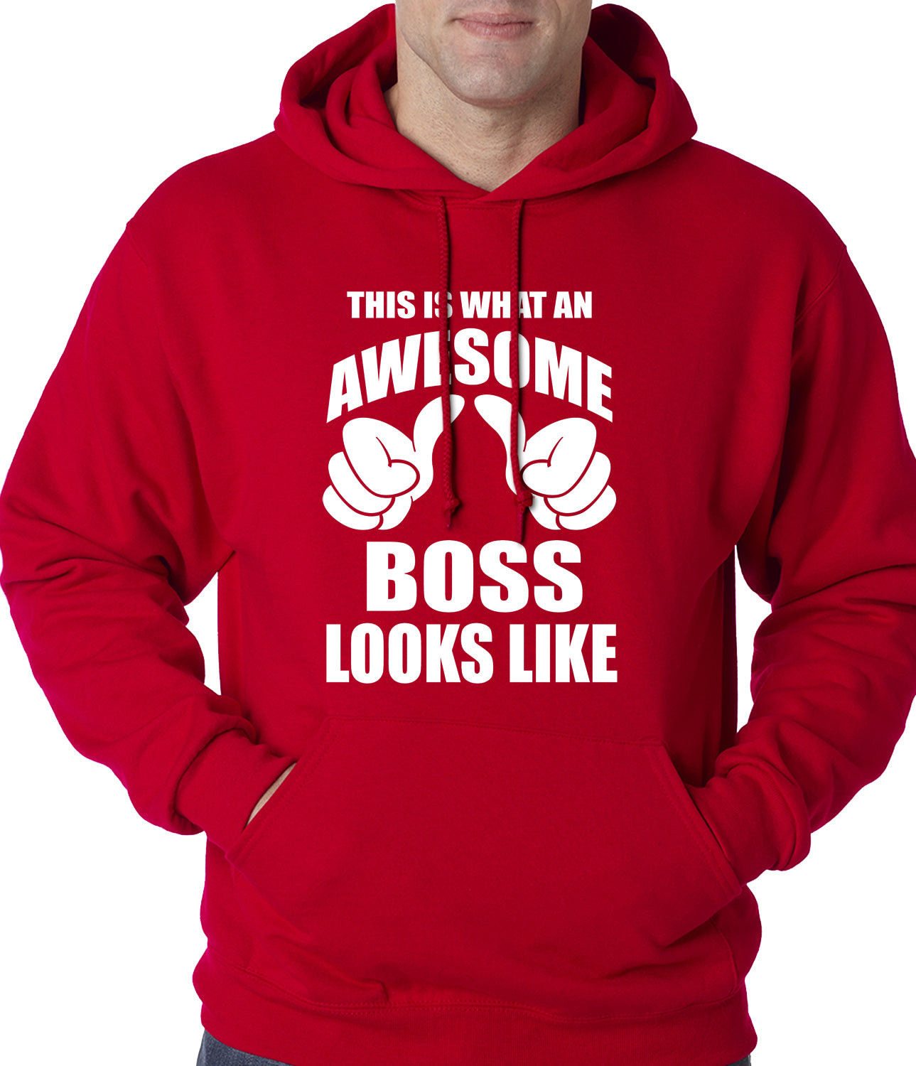 This Is What An Awesome Boss Looks Like Adult Hoodie