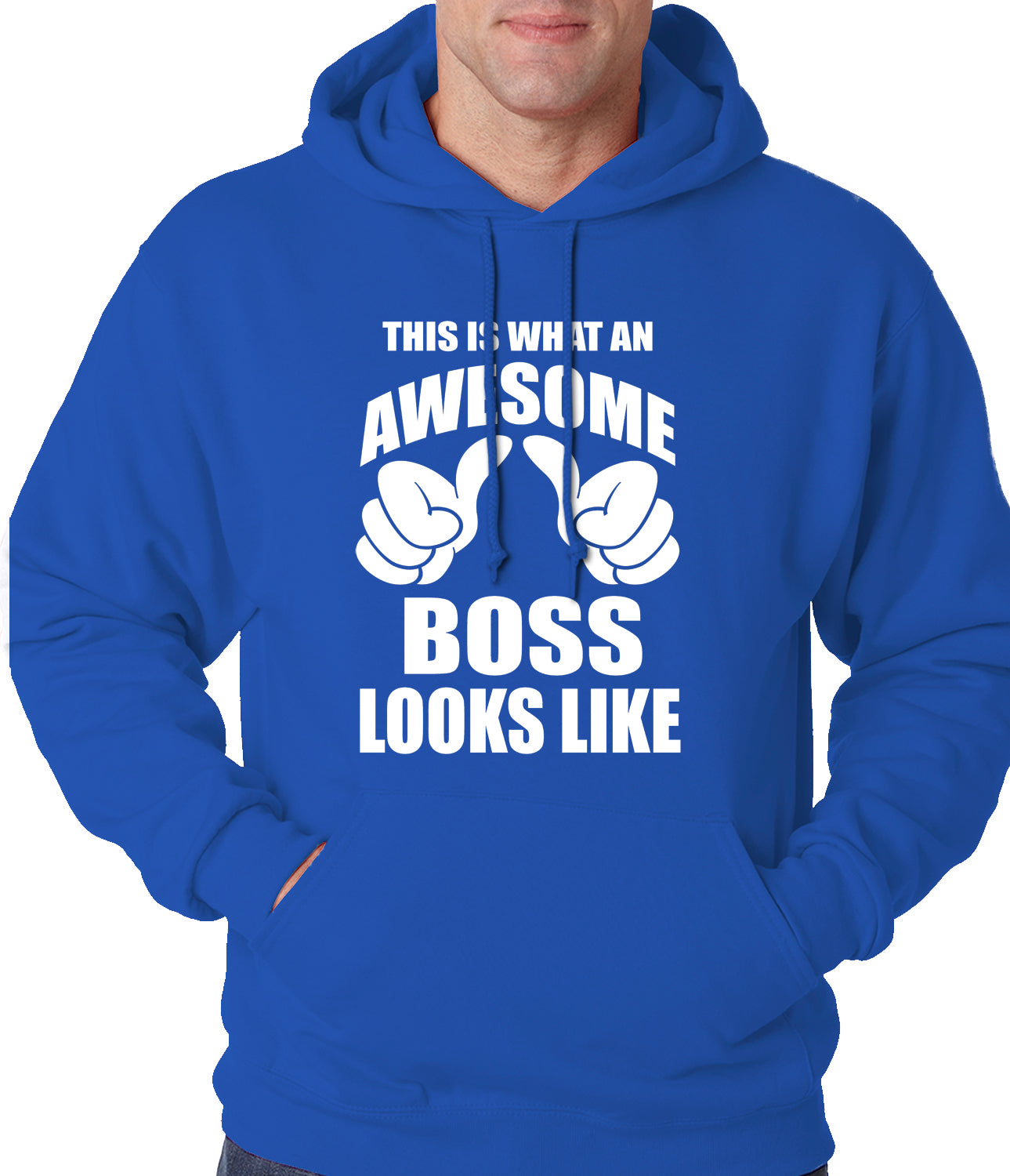 This Is What An Awesome Boss Looks Like Adult Hoodie