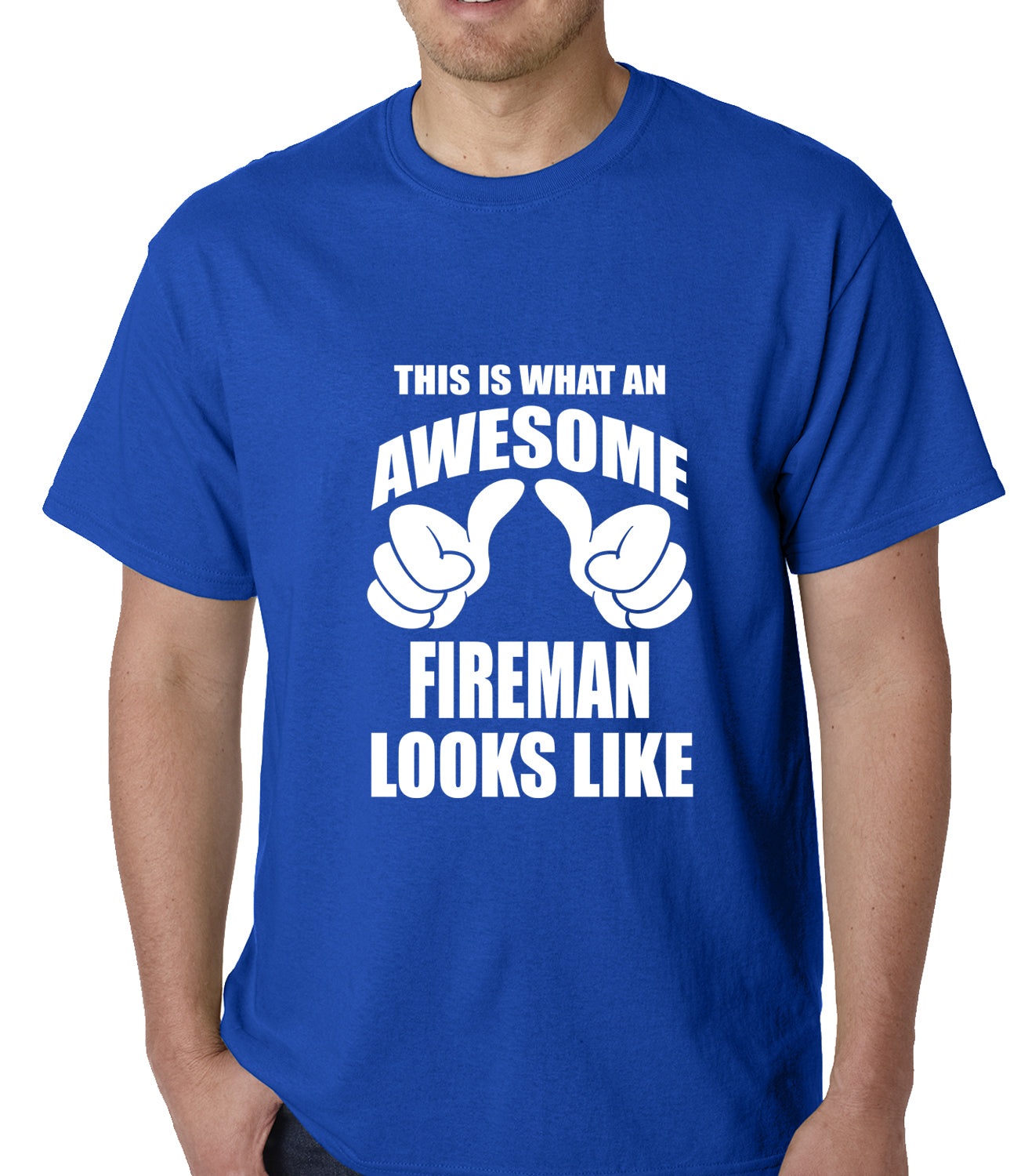 This Is What An Awesome Fireman Looks Like Mens T-shirt