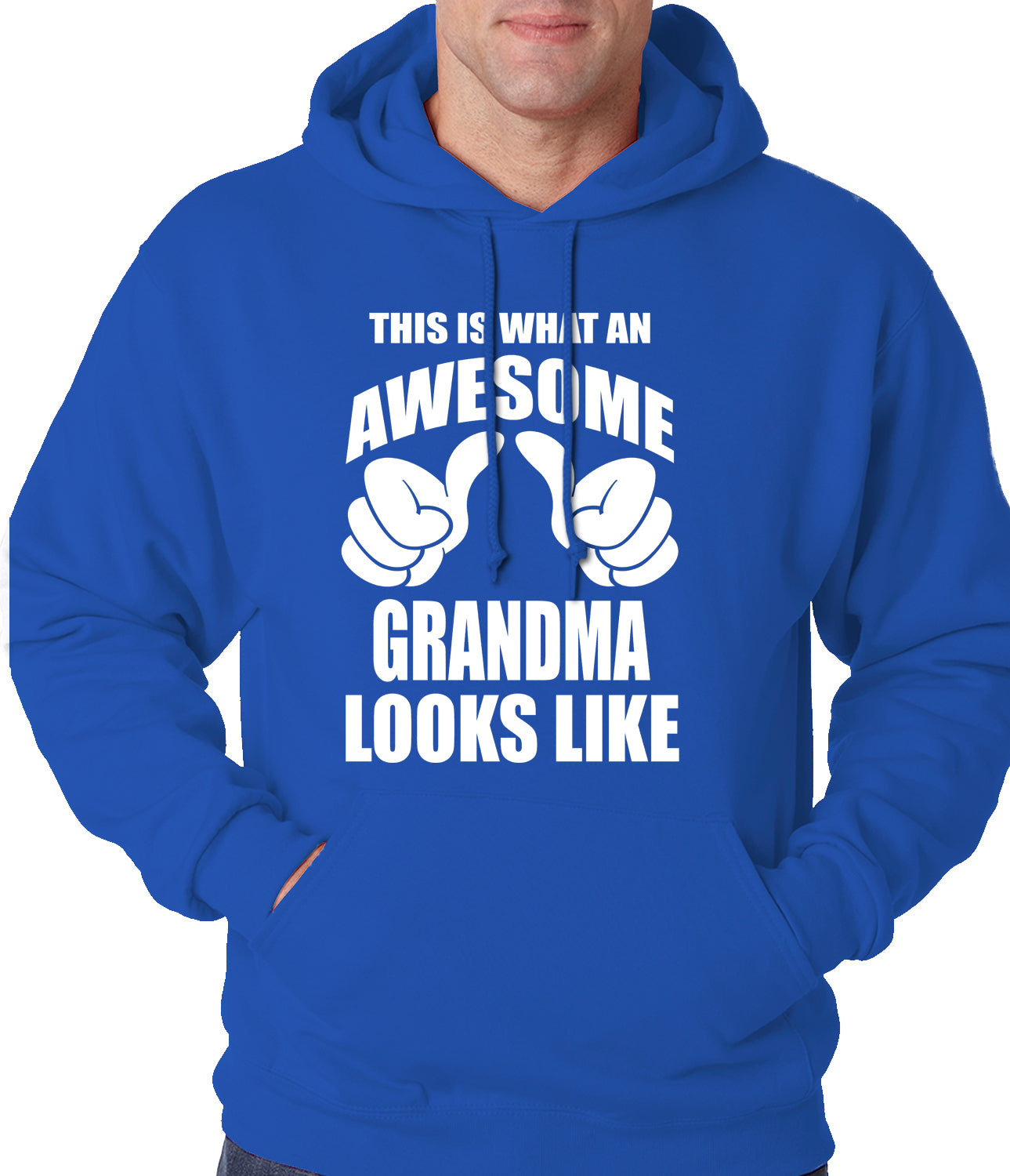 This Is What An Awesome Grandma Looks Like Adult Hoodie