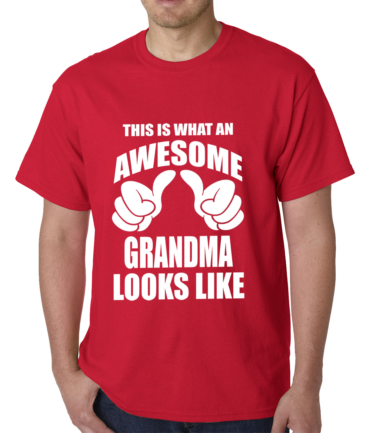 This Is What An Awesome Grandma Looks Like Mens T-shirt
