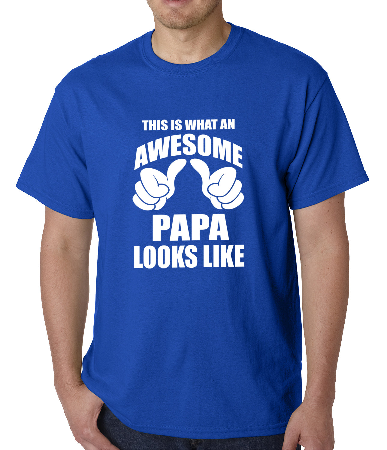This Is What An Awesome Papa Looks Like Mens T-shirt