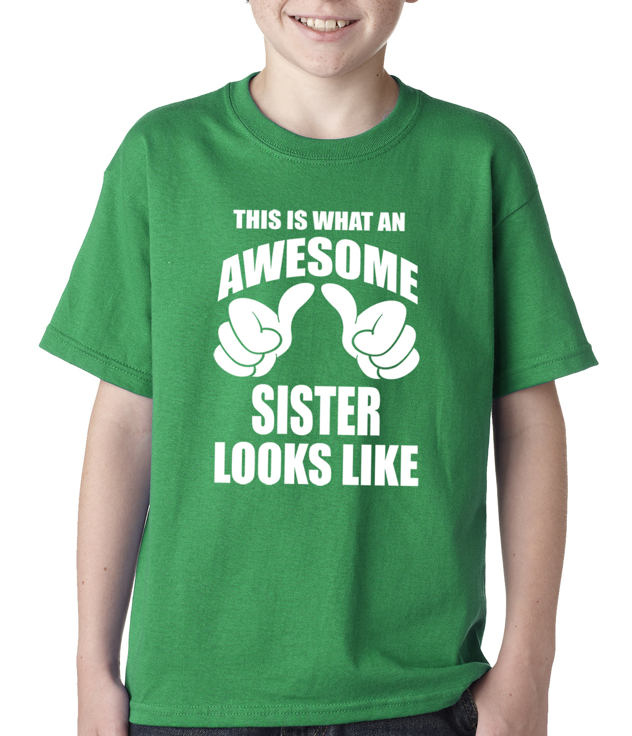 This Is What An Awesome Sister Looks Like Kids T-shirt