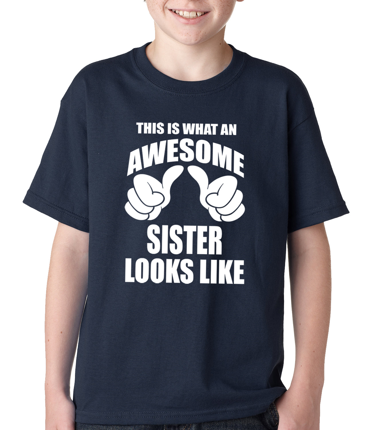 This Is What An Awesome Sister Looks Like Kids T-shirt