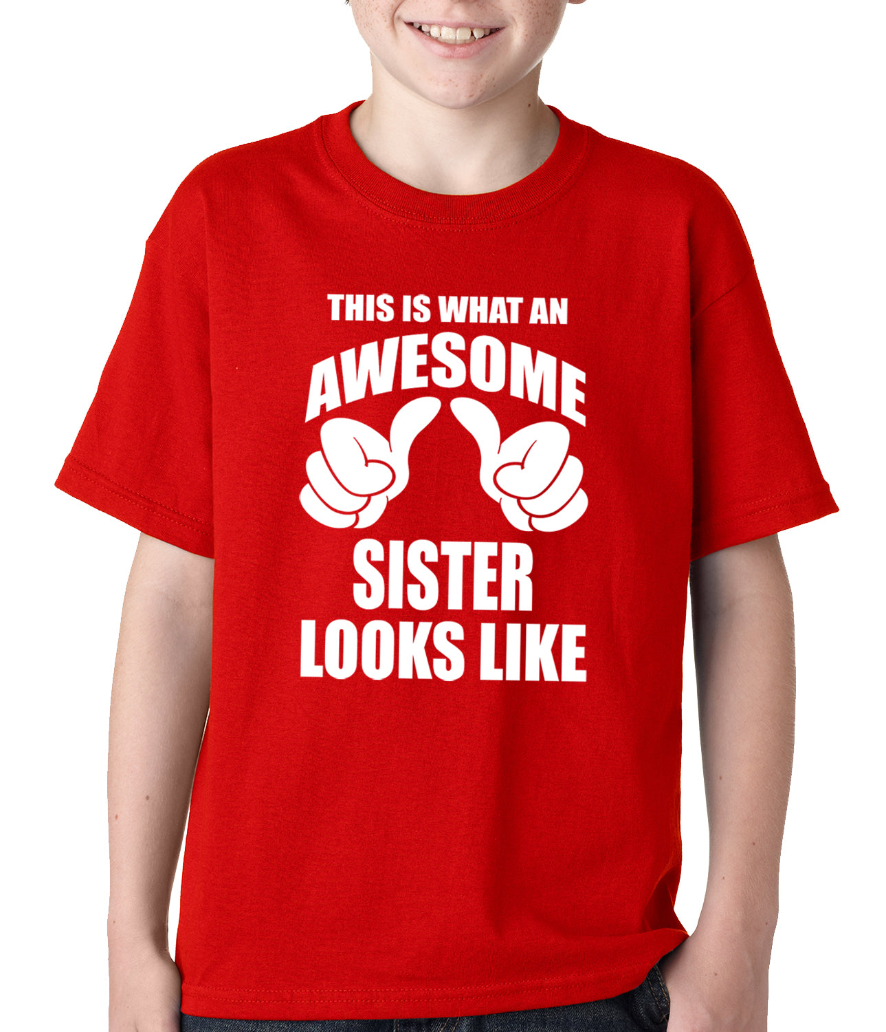 This Is What An Awesome Sister Looks Like Kids T-shirt