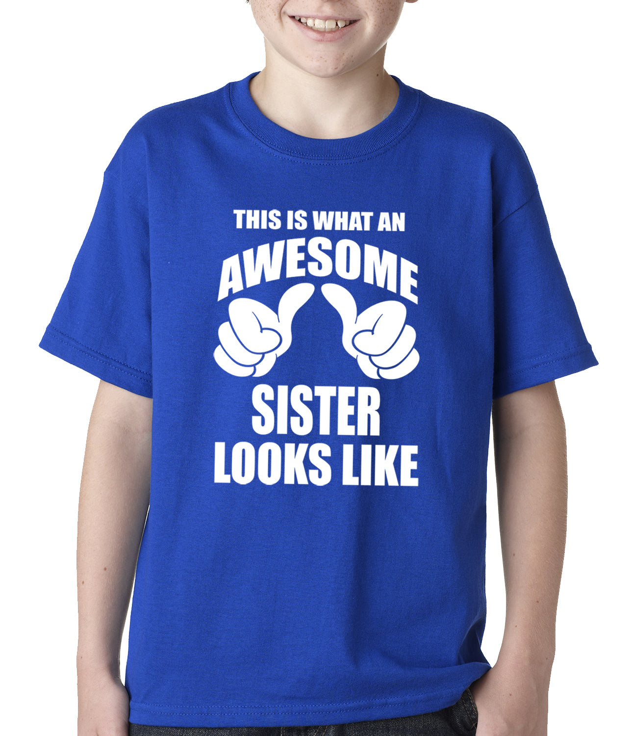 This Is What An Awesome Sister Looks Like Kids T-shirt